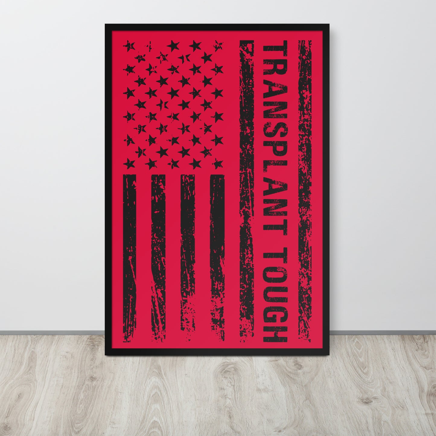 Kidney Awareness Wooden Framed Quality Print