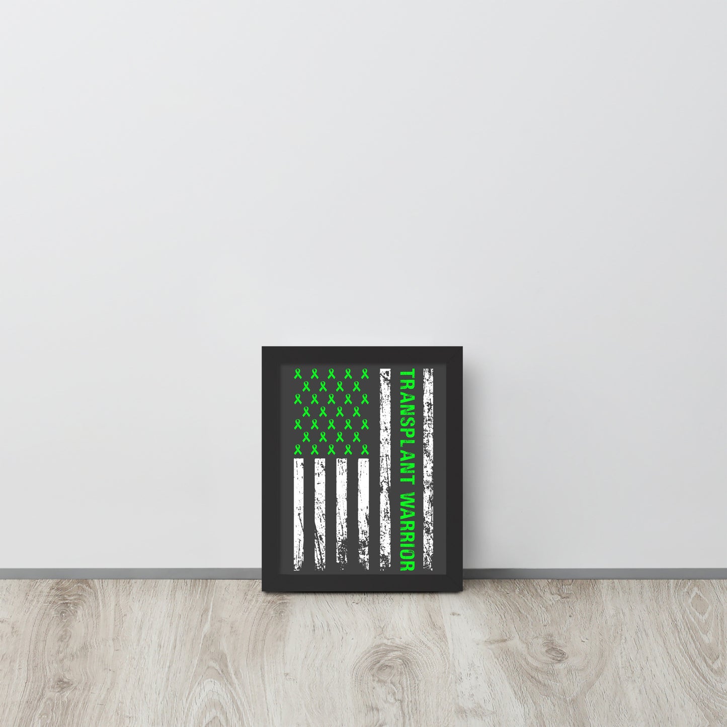 Kidney Awareness Wooden Framed Quality Print