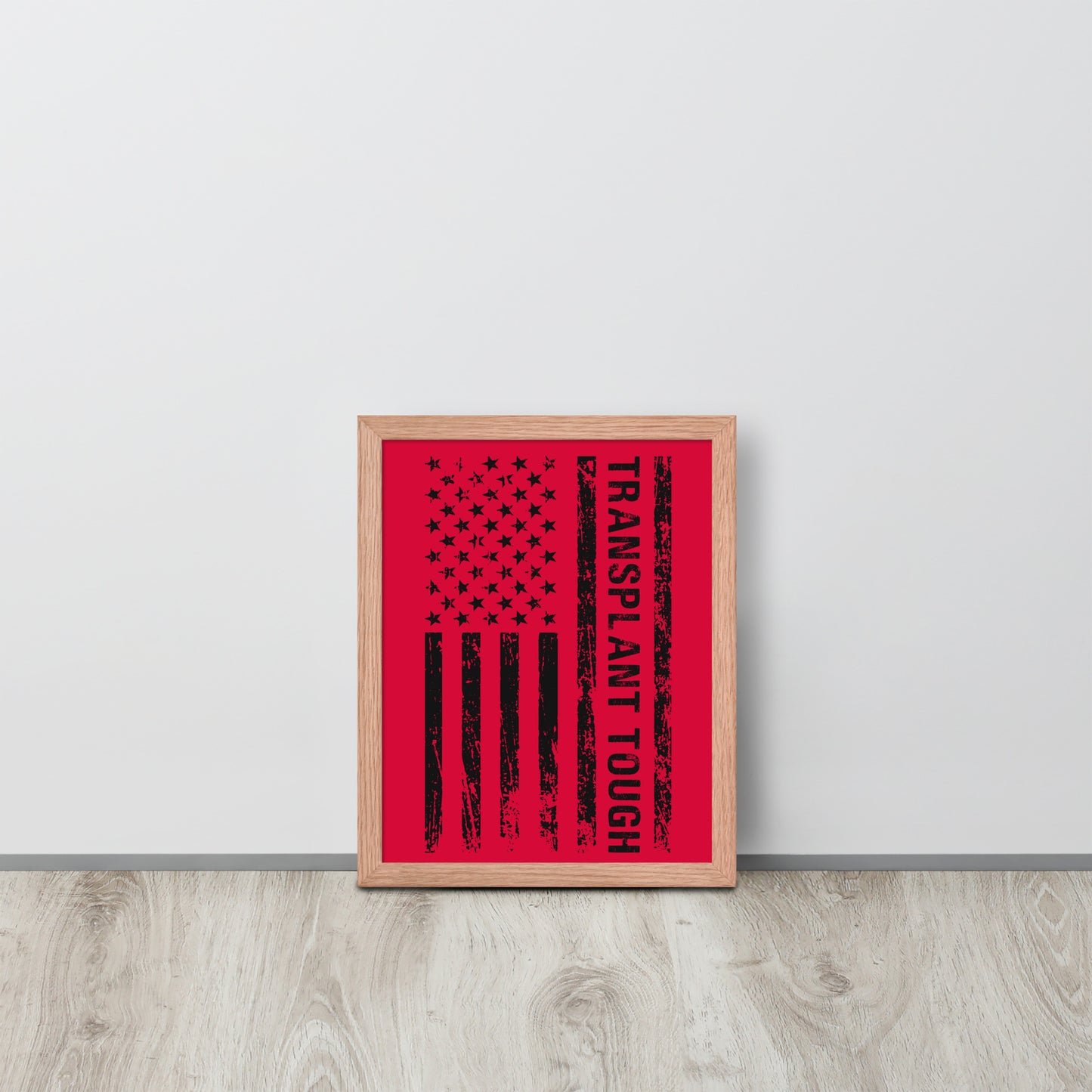 Kidney Awareness Wooden Framed Quality Print