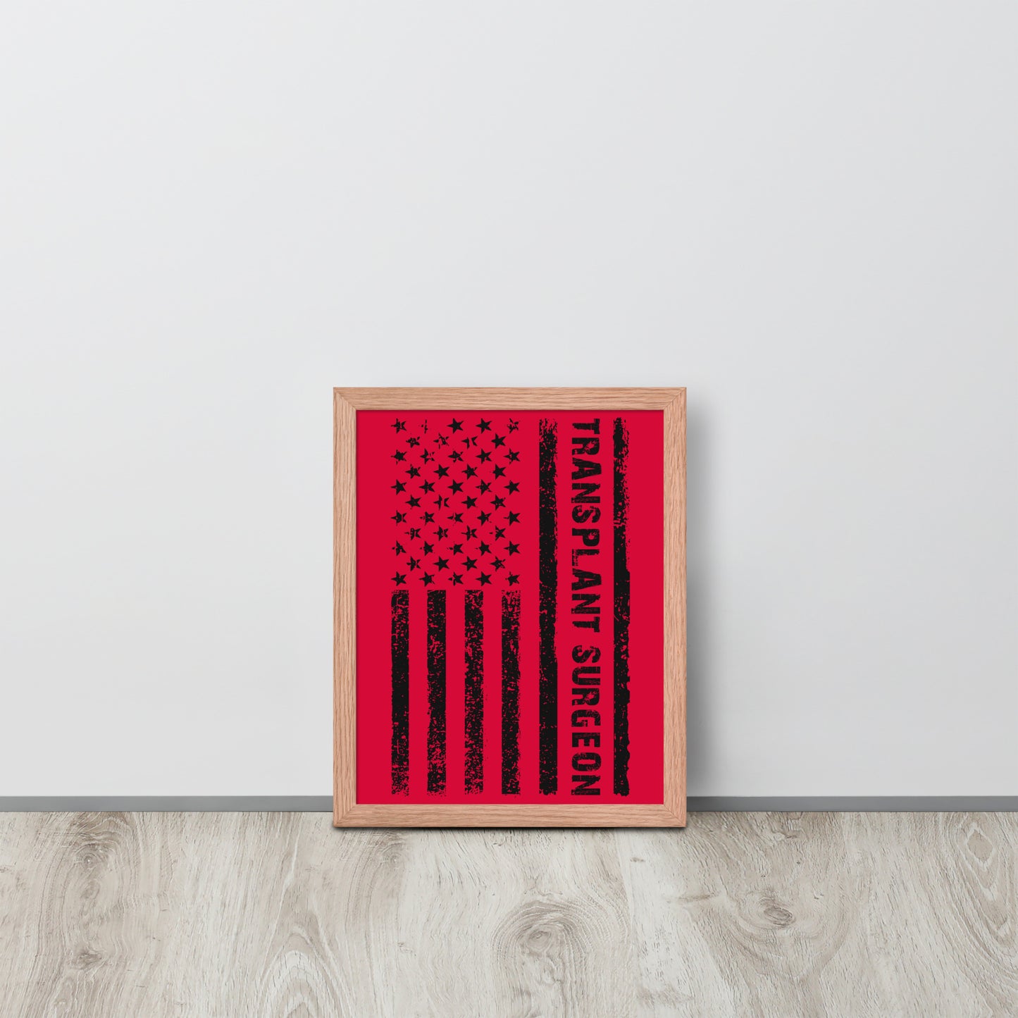 Kidney Awareness Wooden Framed Quality Print