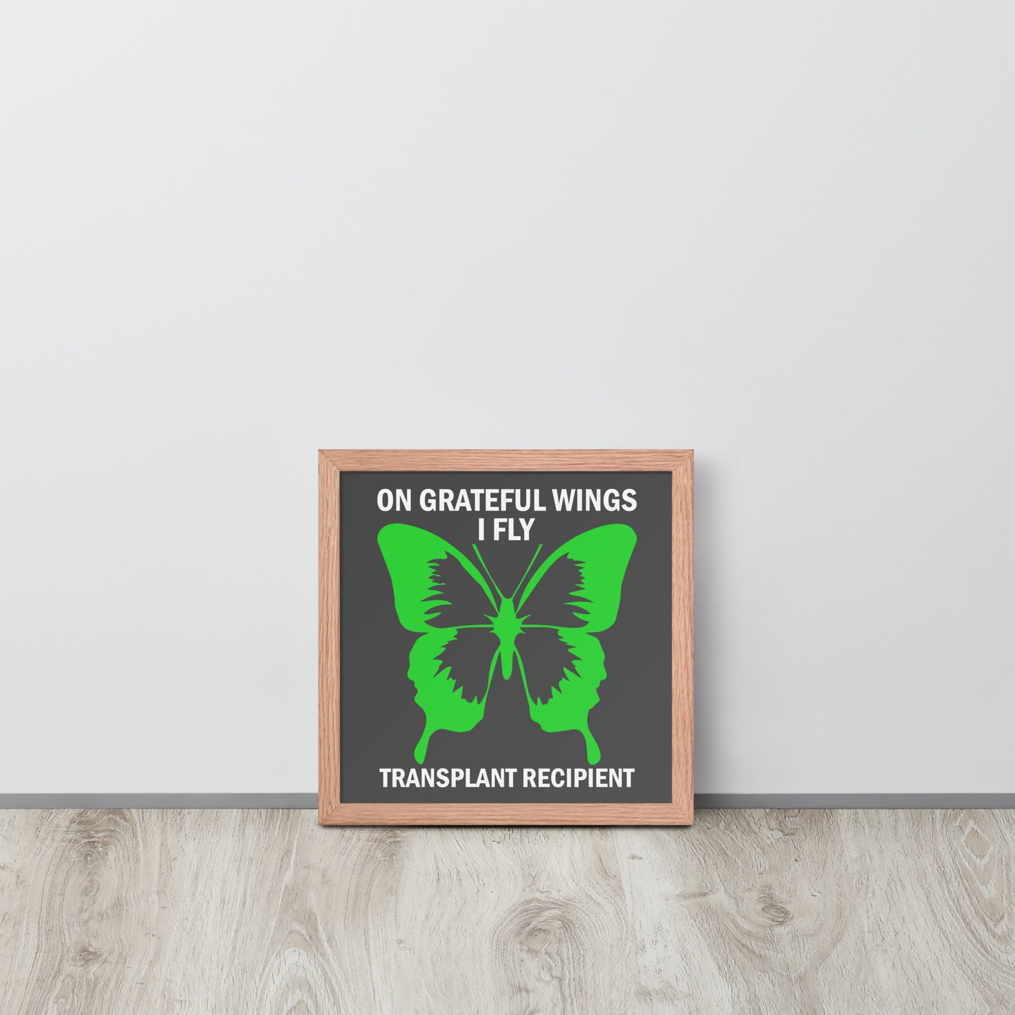 Kidney Awareness Wooden Framed Quality Print