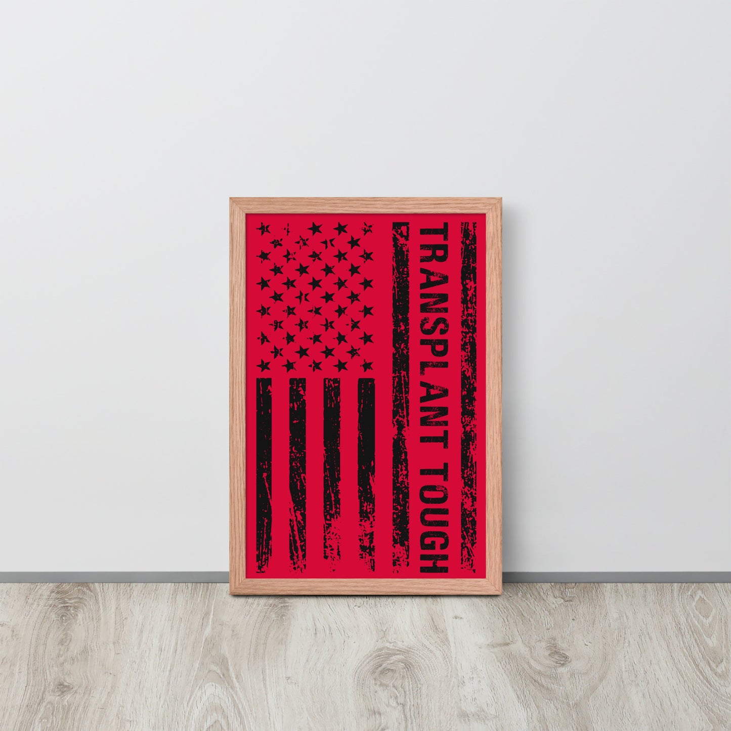 Kidney Awareness Wooden Framed Quality Print