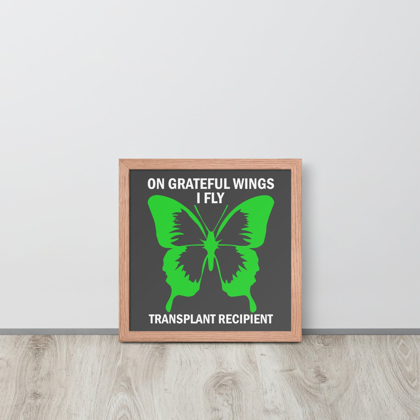 Kidney Awareness Wooden Framed Quality Print