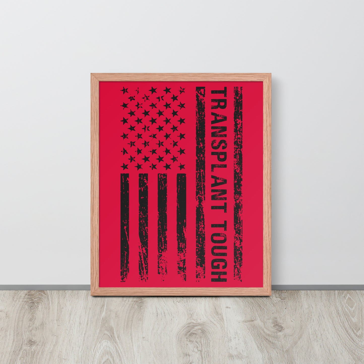 Kidney Awareness Wooden Framed Quality Print