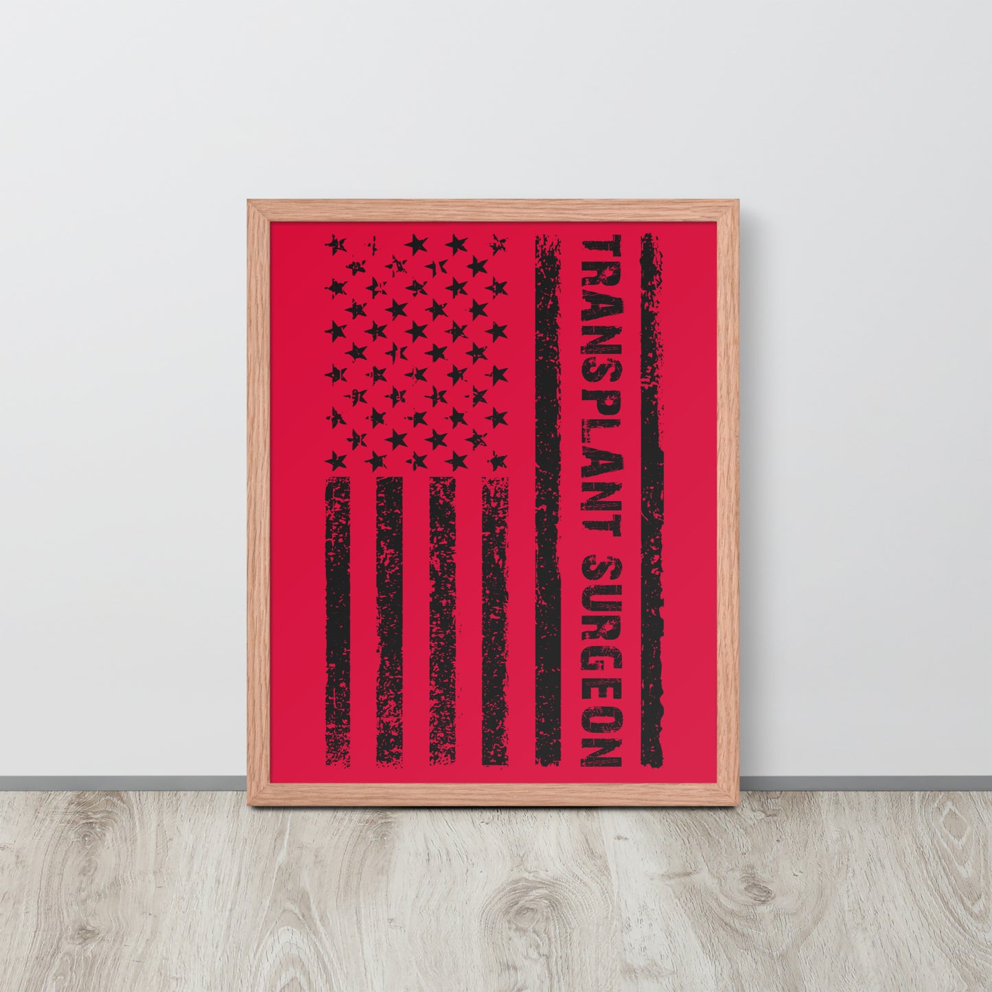 Kidney Awareness Wooden Framed Quality Print