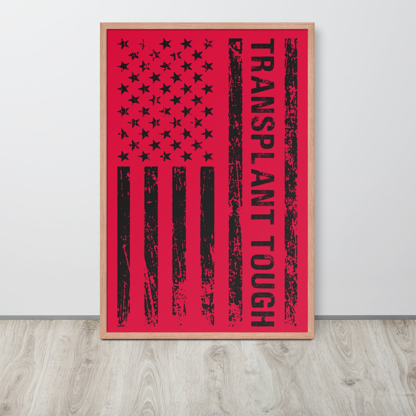 Kidney Awareness Wooden Framed Quality Print