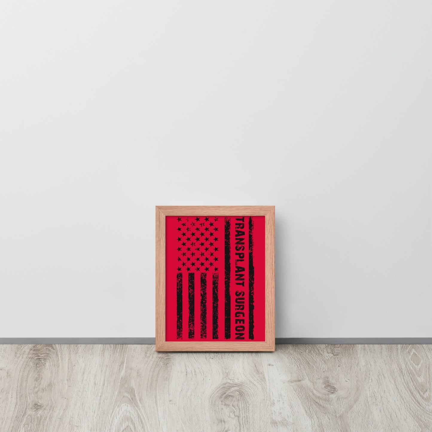 Kidney Awareness Wooden Framed Quality Print