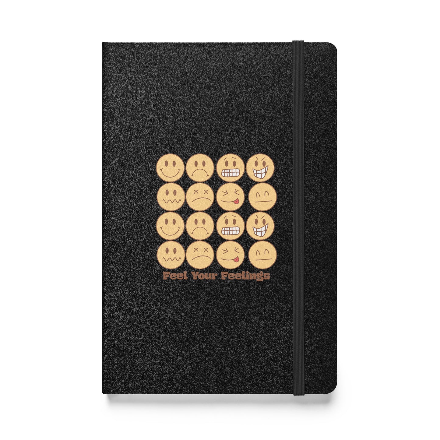 Feel Your Feelings Emojis Hardcover Bound Journal