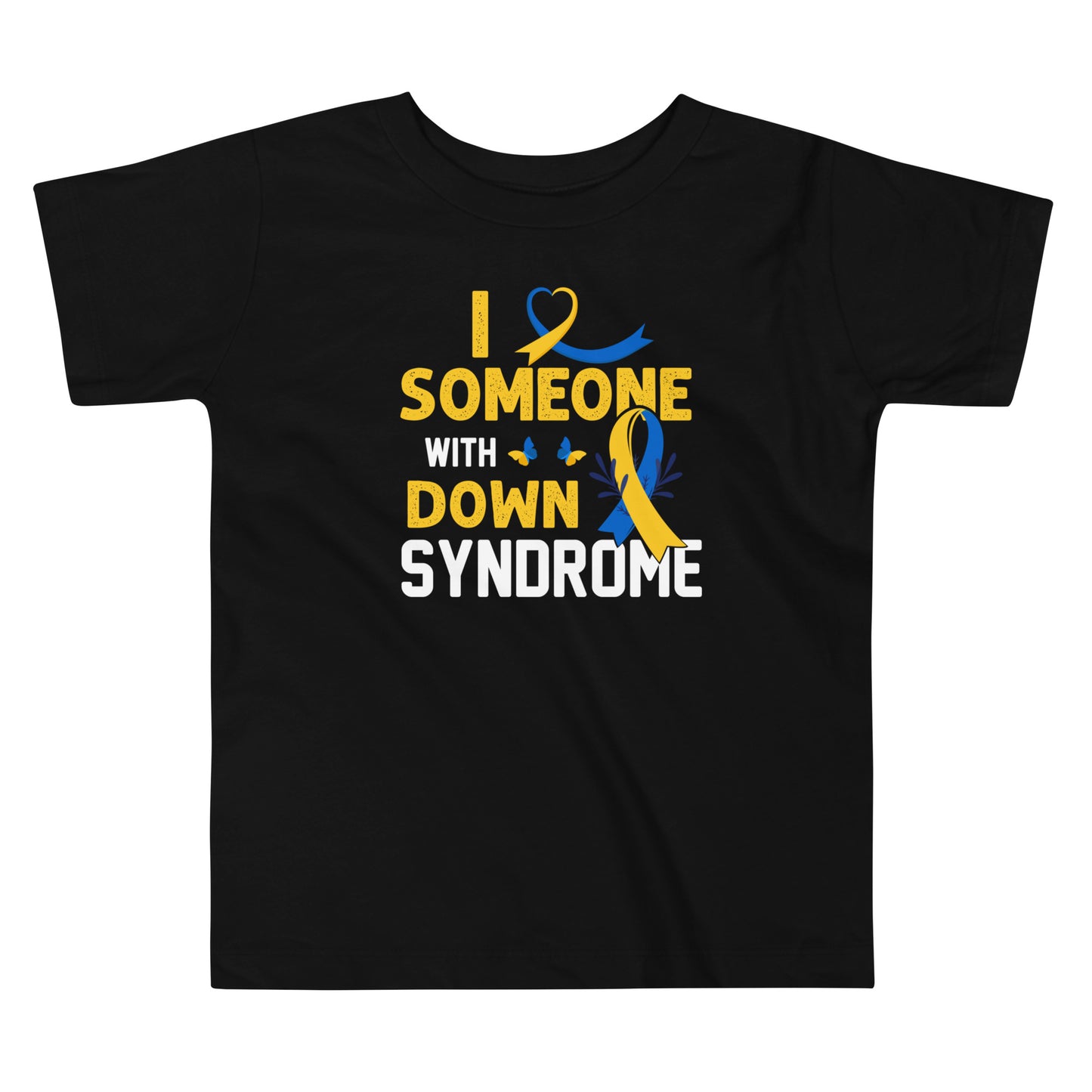 Down Syndrome Awareness Quality Cotton Bella Canvas Toddler T-Shirt