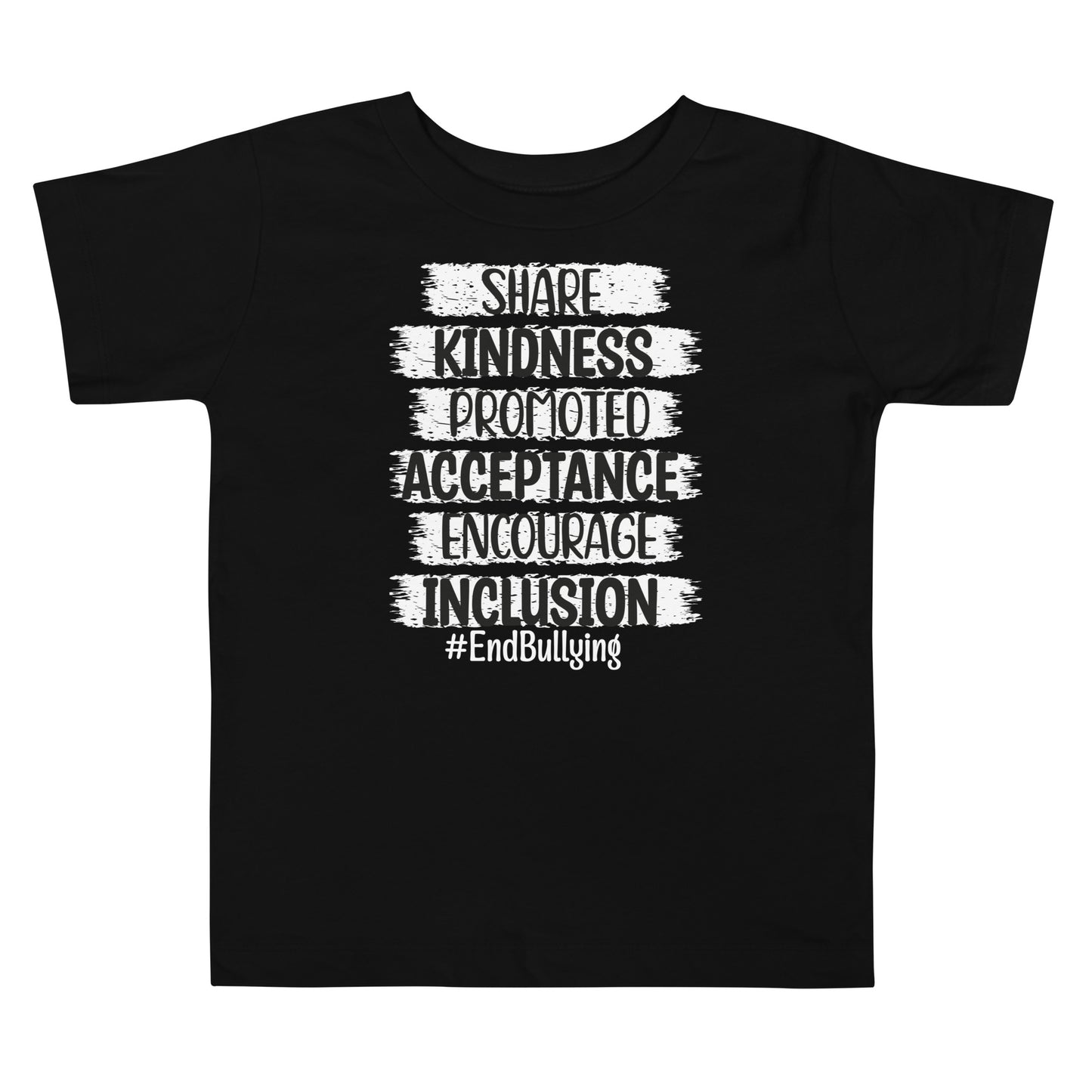 #End Bullying Quality Cotton Bella Canvas Toddler T-Shirt