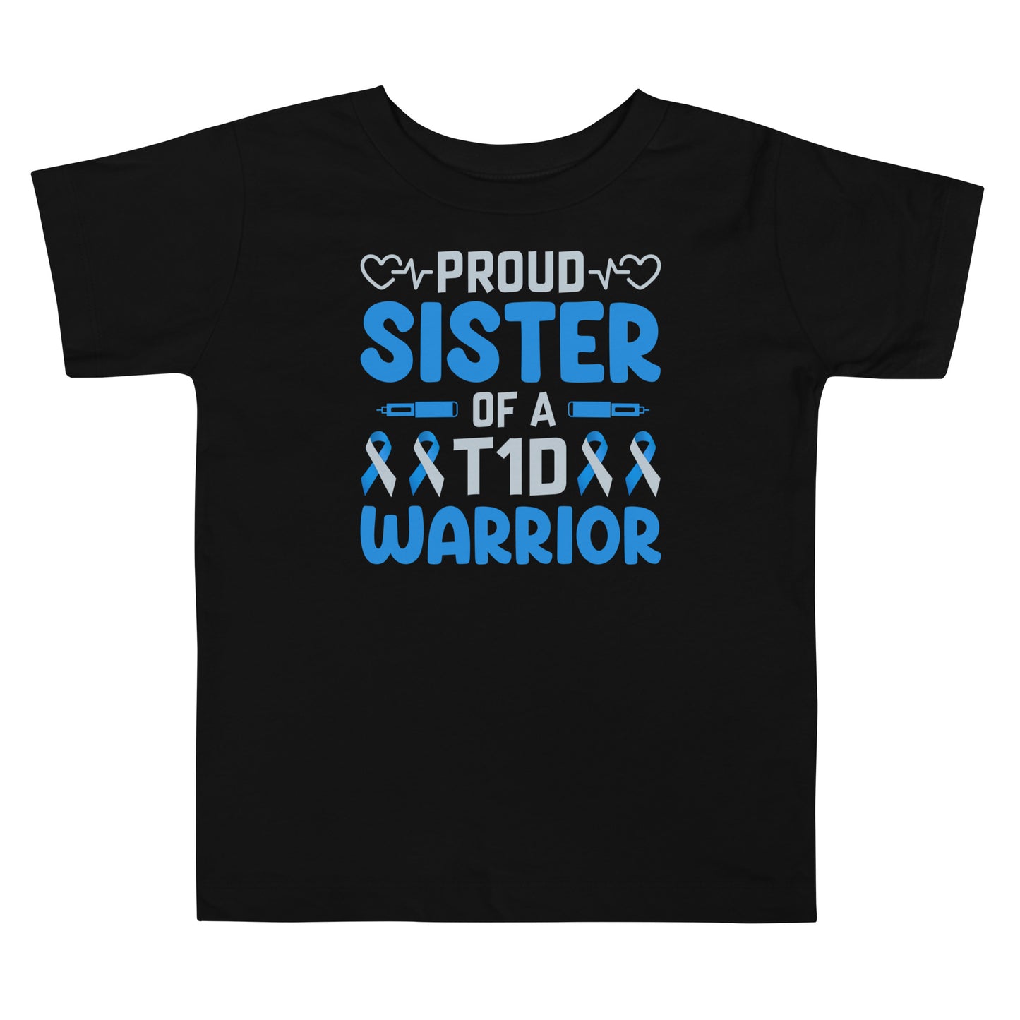 Diabetes Awareness Quality Cotton Bella Canvas Toddler T-Shirt