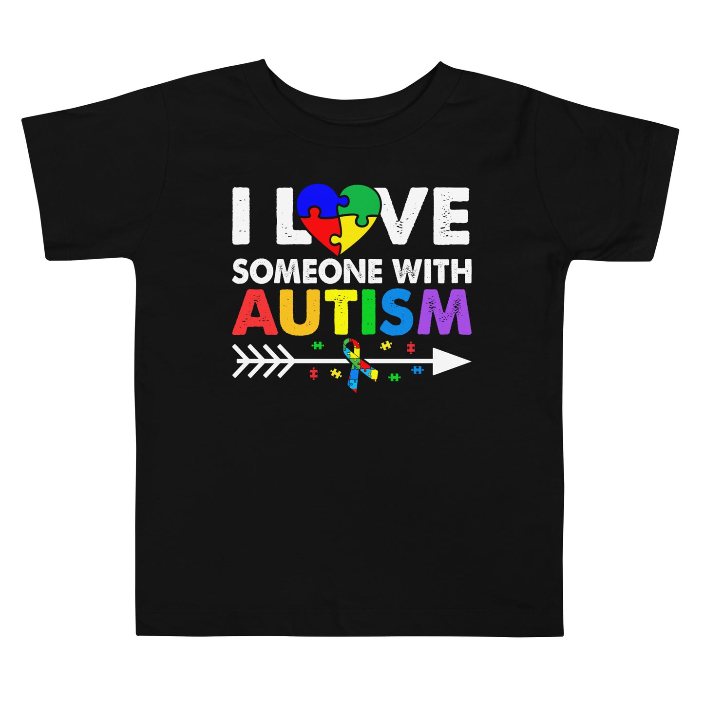 Autism Acceptance Together Quality Cotton Bella Canvas Toddler T-Shirt