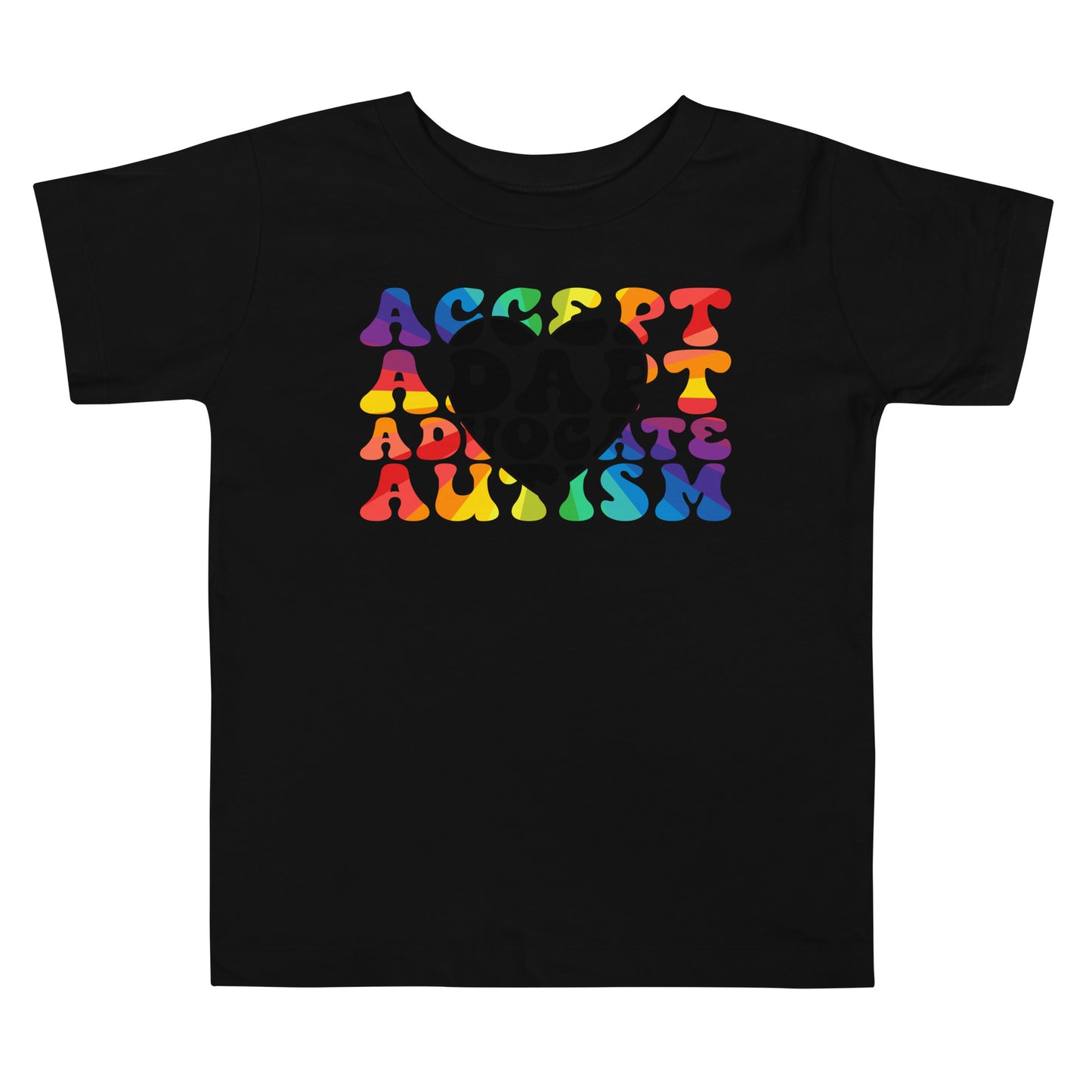 Autism Acceptance Together Quality Cotton Bella Canvas Toddler T-Shirt