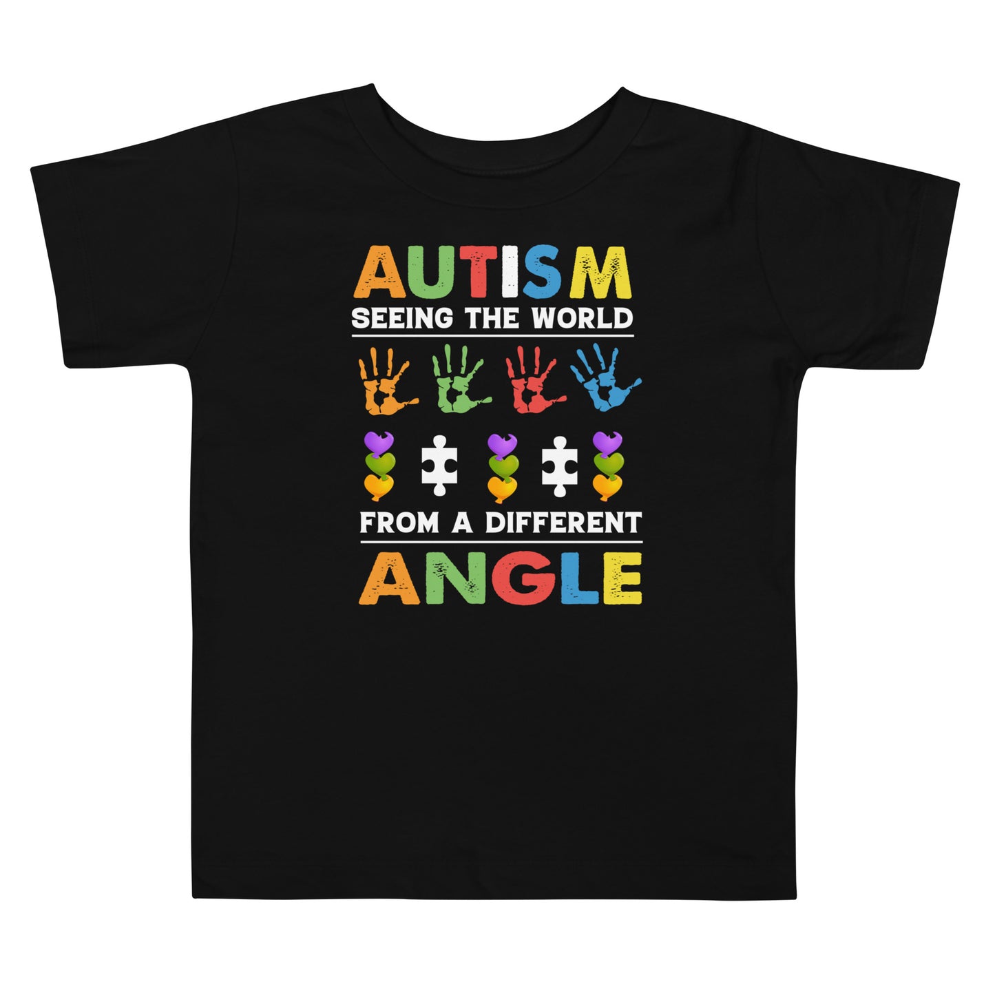 Autism Acceptance Together Quality Cotton Bella Canvas Toddler T-Shirt