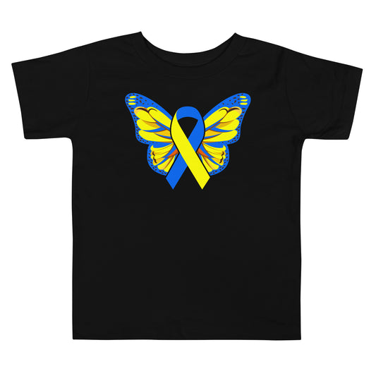 Down Syndrome Awareness Quality Cotton Bella Canvas Toddler T-Shirt