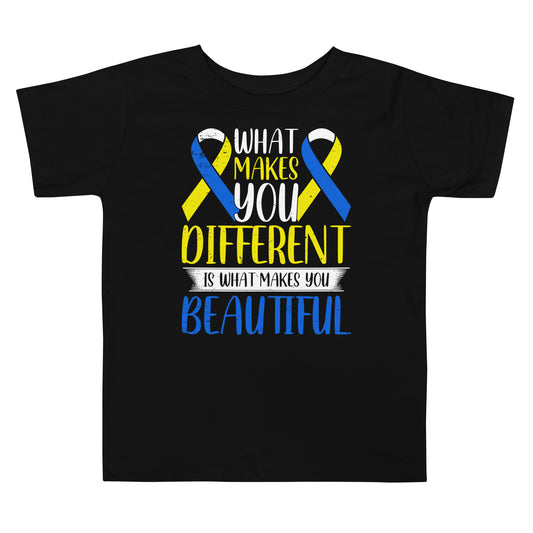 Down Syndrome Awareness Quality Cotton Bella Canvas Toddler T-Shirt