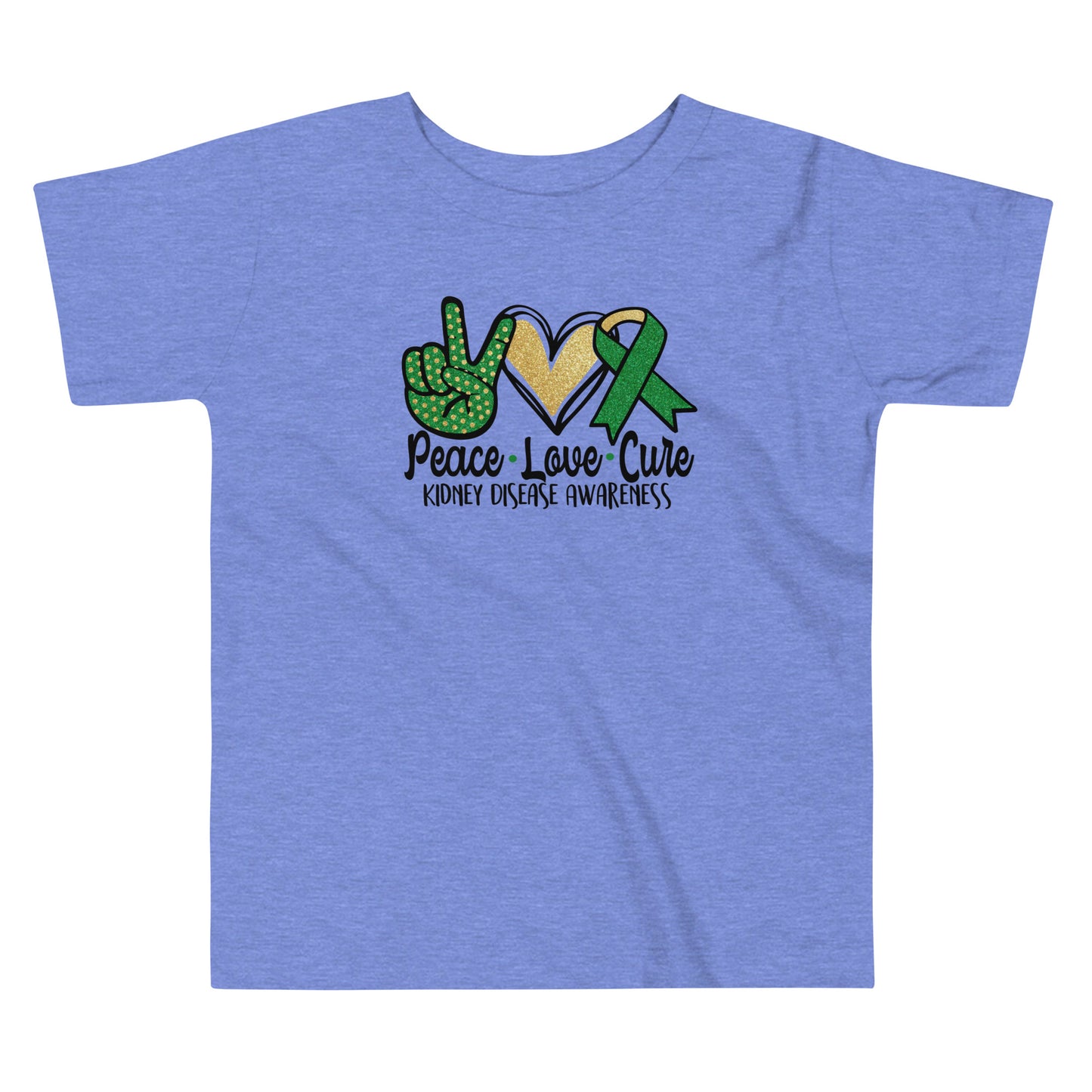 Kidney Awareness Quality Cotton Bella Canvas Toddler T-Shirt
