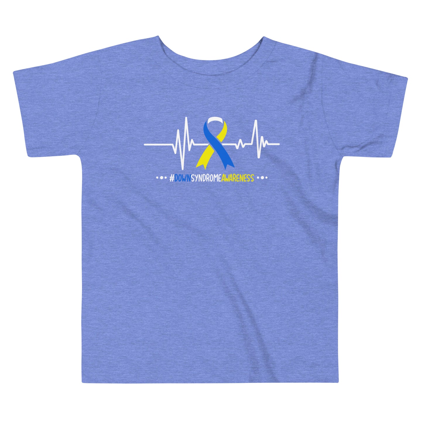 Down Syndrome Awareness Quality Cotton Bella Canvas Toddler T-Shirt