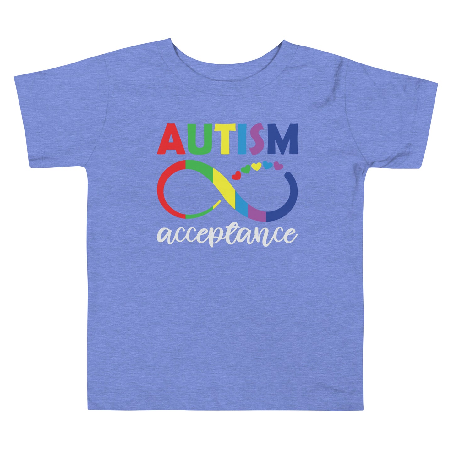 Autism Acceptance Together Quality Cotton Bella Canvas Toddler T-Shirt