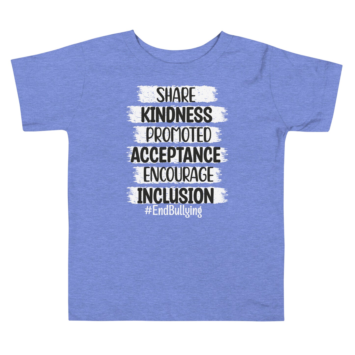 #End Bullying Quality Cotton Bella Canvas Toddler T-Shirt
