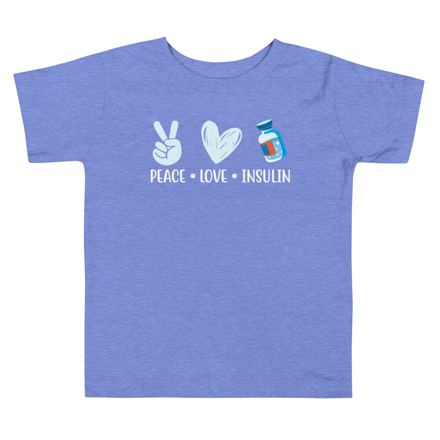 Diabetes Awareness Quality Cotton Bella Canvas Toddler T-Shirt