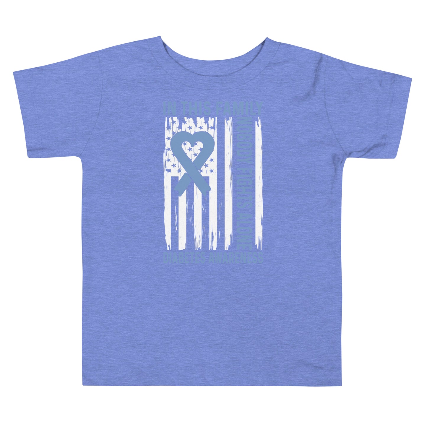 Diabetes Awareness Quality Cotton Bella Canvas Toddler T-Shirt
