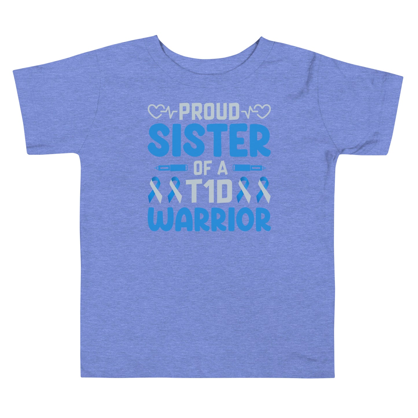 Diabetes Awareness Quality Cotton Bella Canvas Toddler T-Shirt