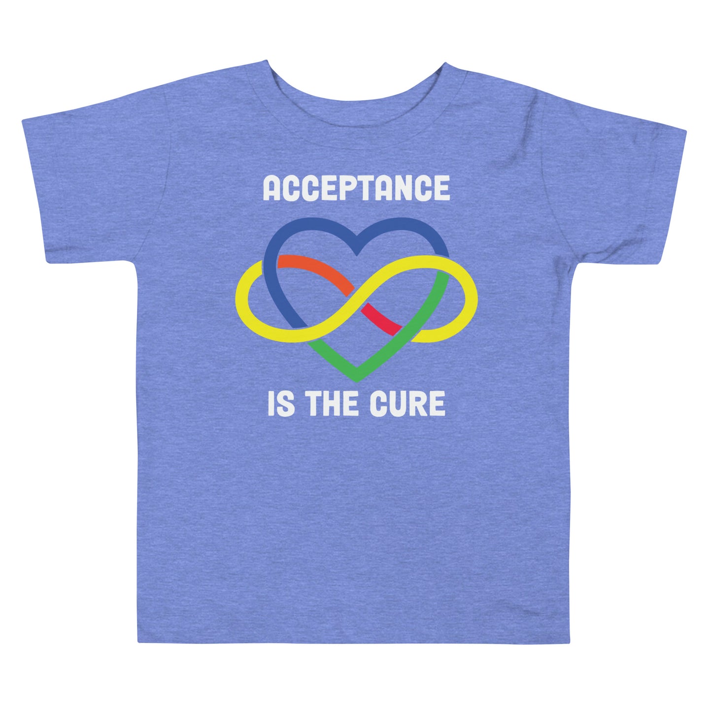Autism Acceptance Together Quality Cotton Bella Canvas Toddler T-Shirt