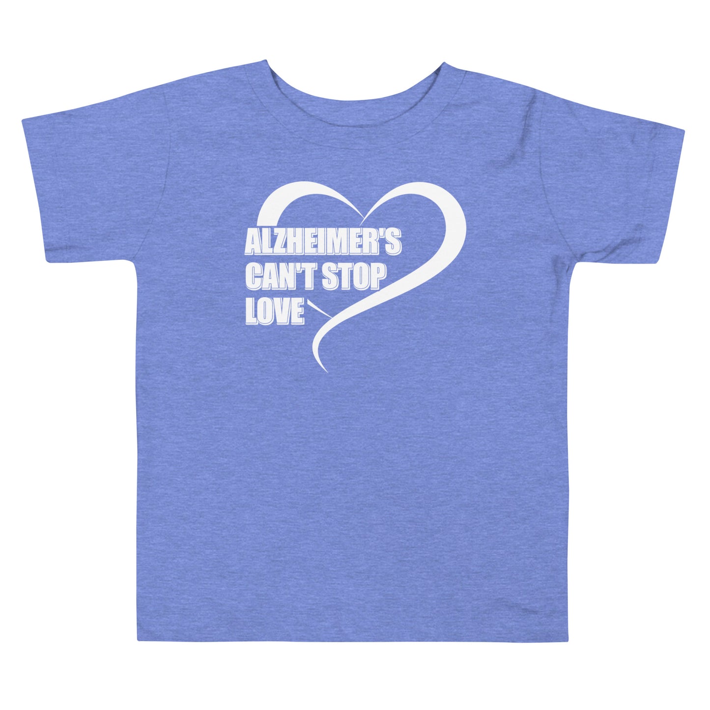 Alzheimer's Awareness Quality Cotton Bella Canvas Toddler T-Shirt