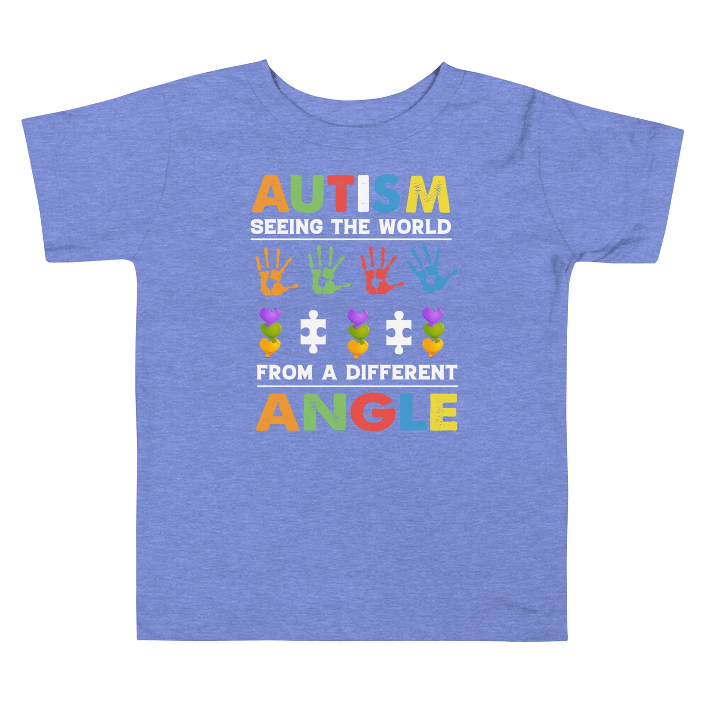 Autism Acceptance Together Quality Cotton Bella Canvas Toddler T-Shirt