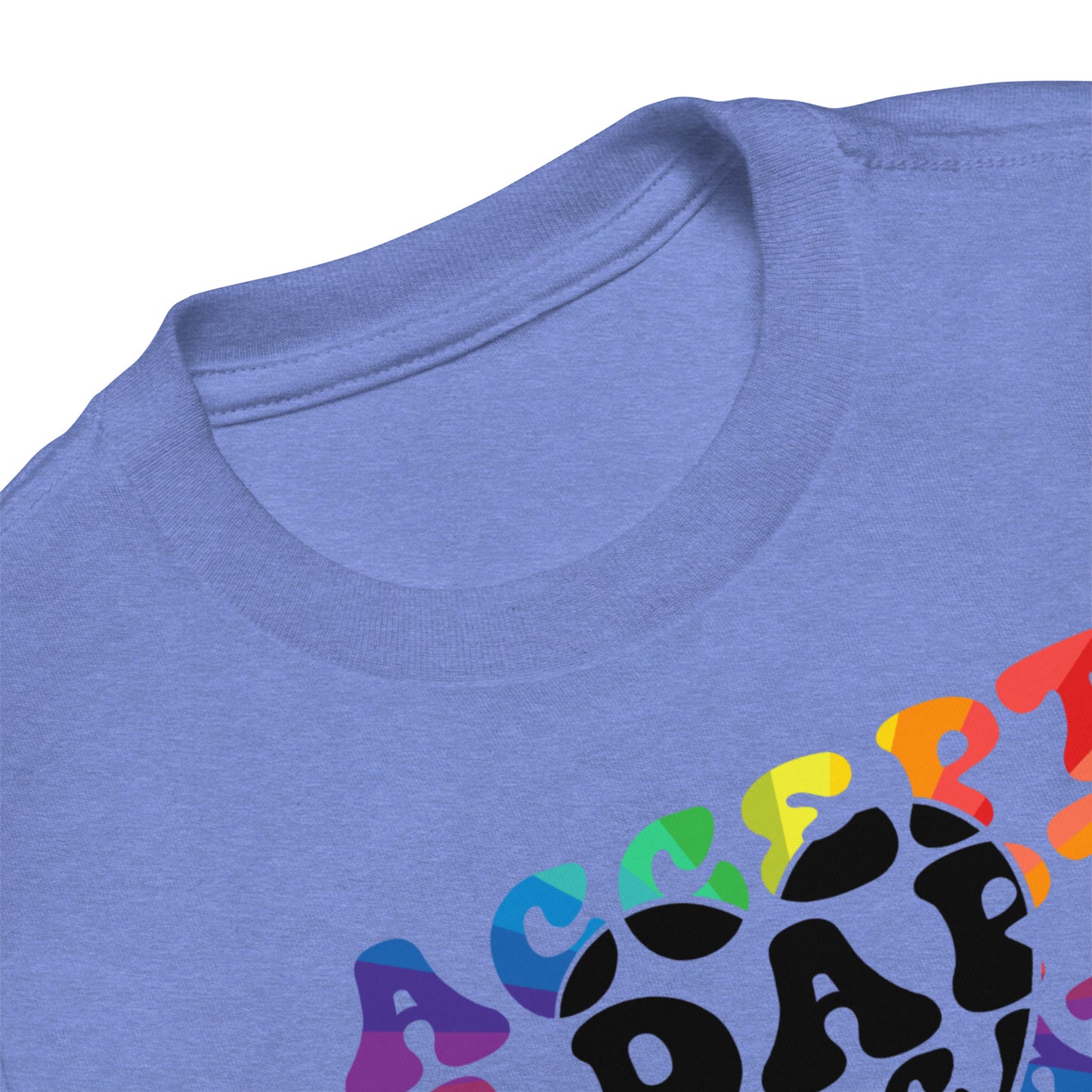 Autism Acceptance Together Quality Cotton Bella Canvas Toddler T-Shirt