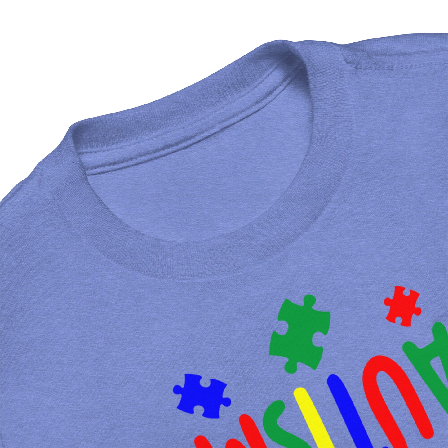 Autism Acceptance Together Quality Cotton Bella Canvas Toddler T-Shirt