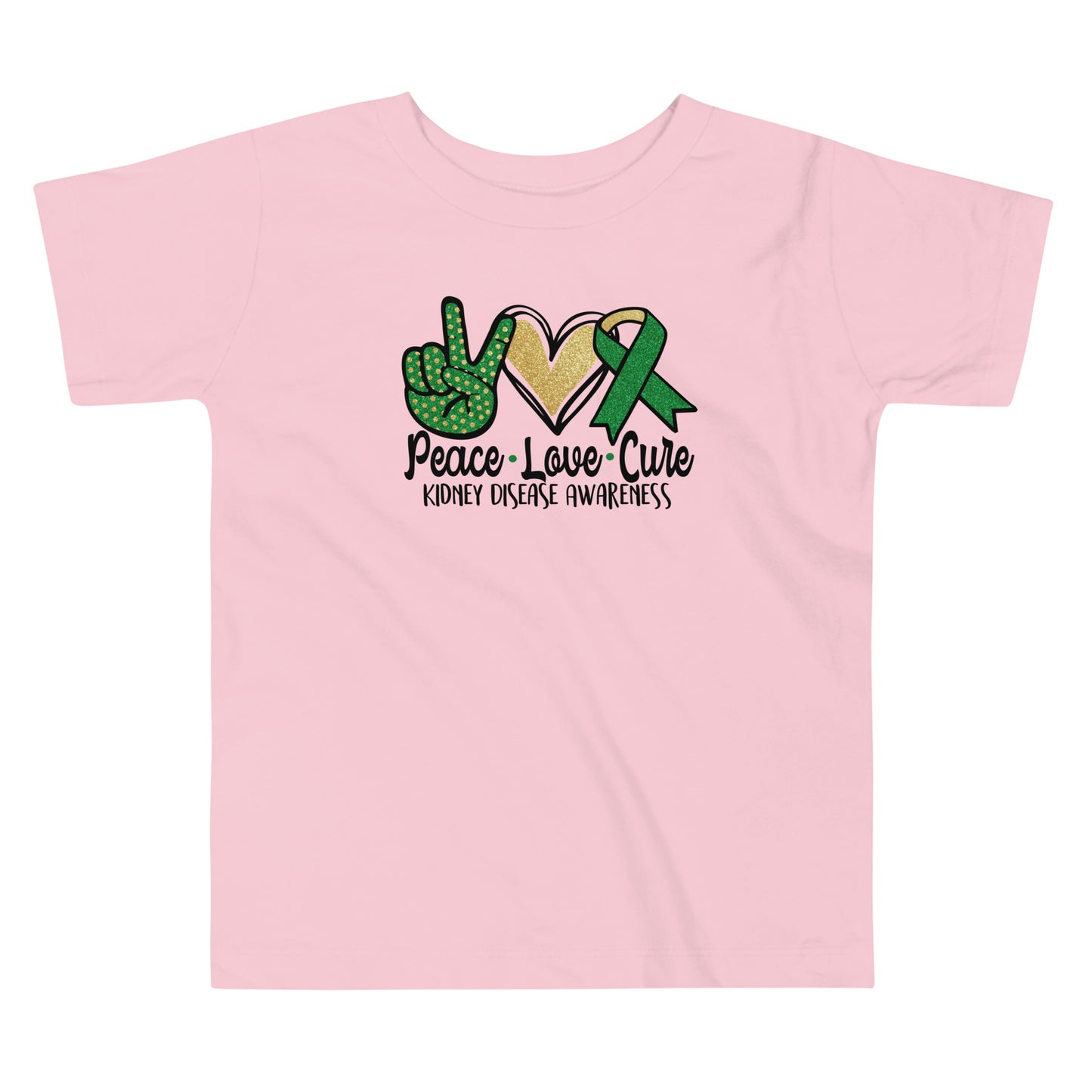 Kidney Awareness Quality Cotton Bella Canvas Toddler T-Shirt