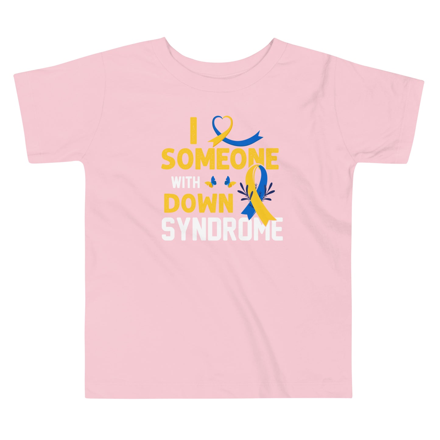 Down Syndrome Awareness Quality Cotton Bella Canvas Toddler T-Shirt