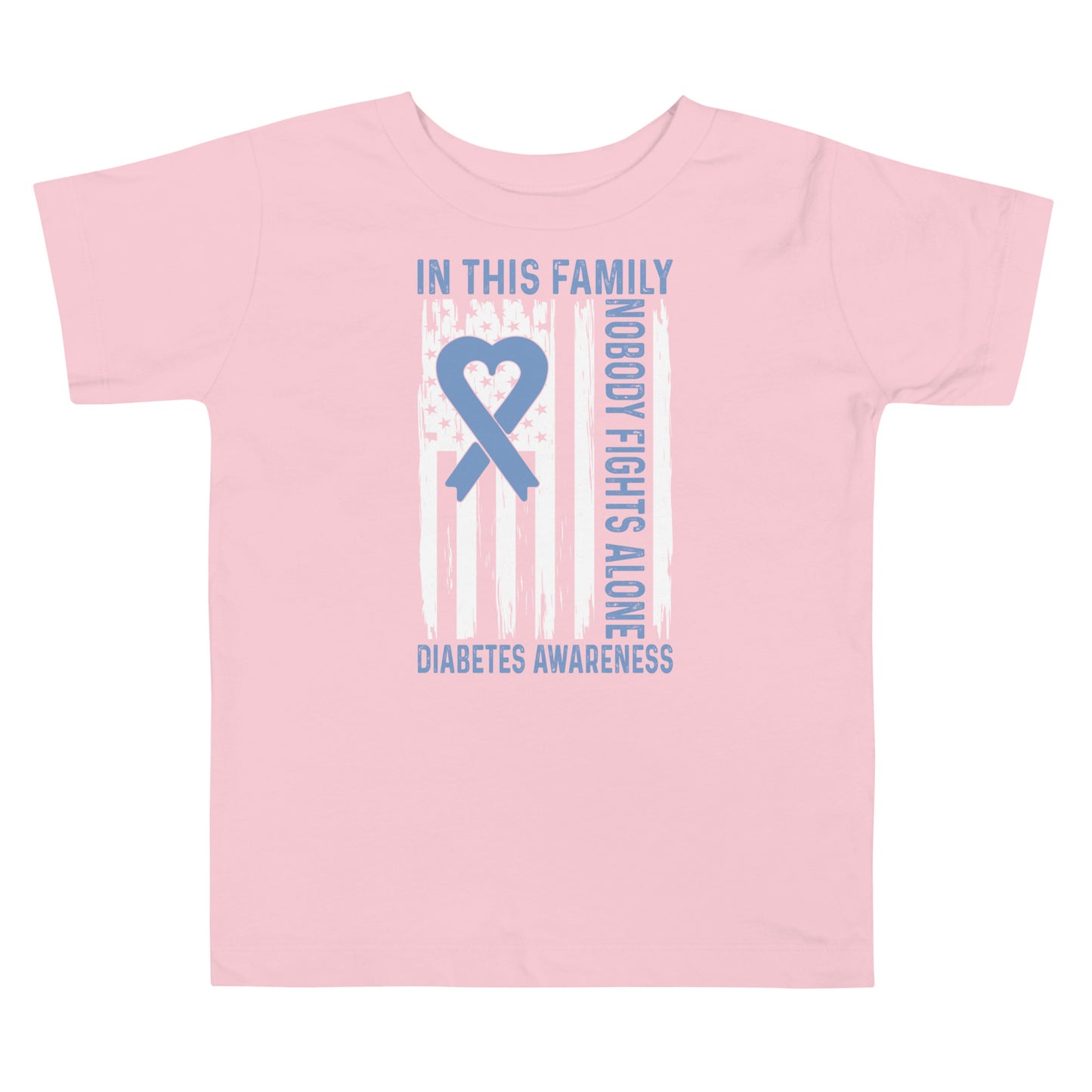 Diabetes Awareness Quality Cotton Bella Canvas Toddler T-Shirt