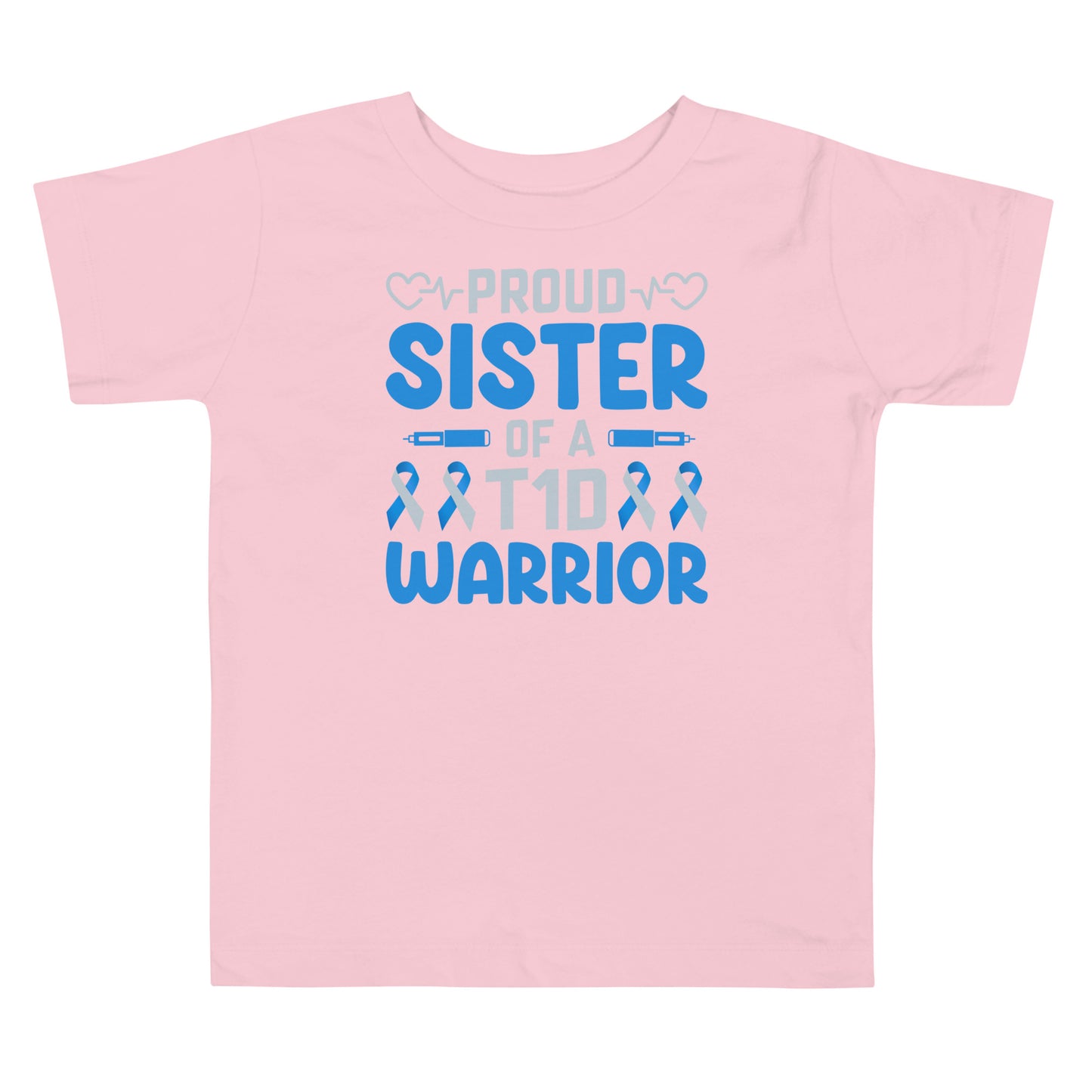 Diabetes Awareness Quality Cotton Bella Canvas Toddler T-Shirt