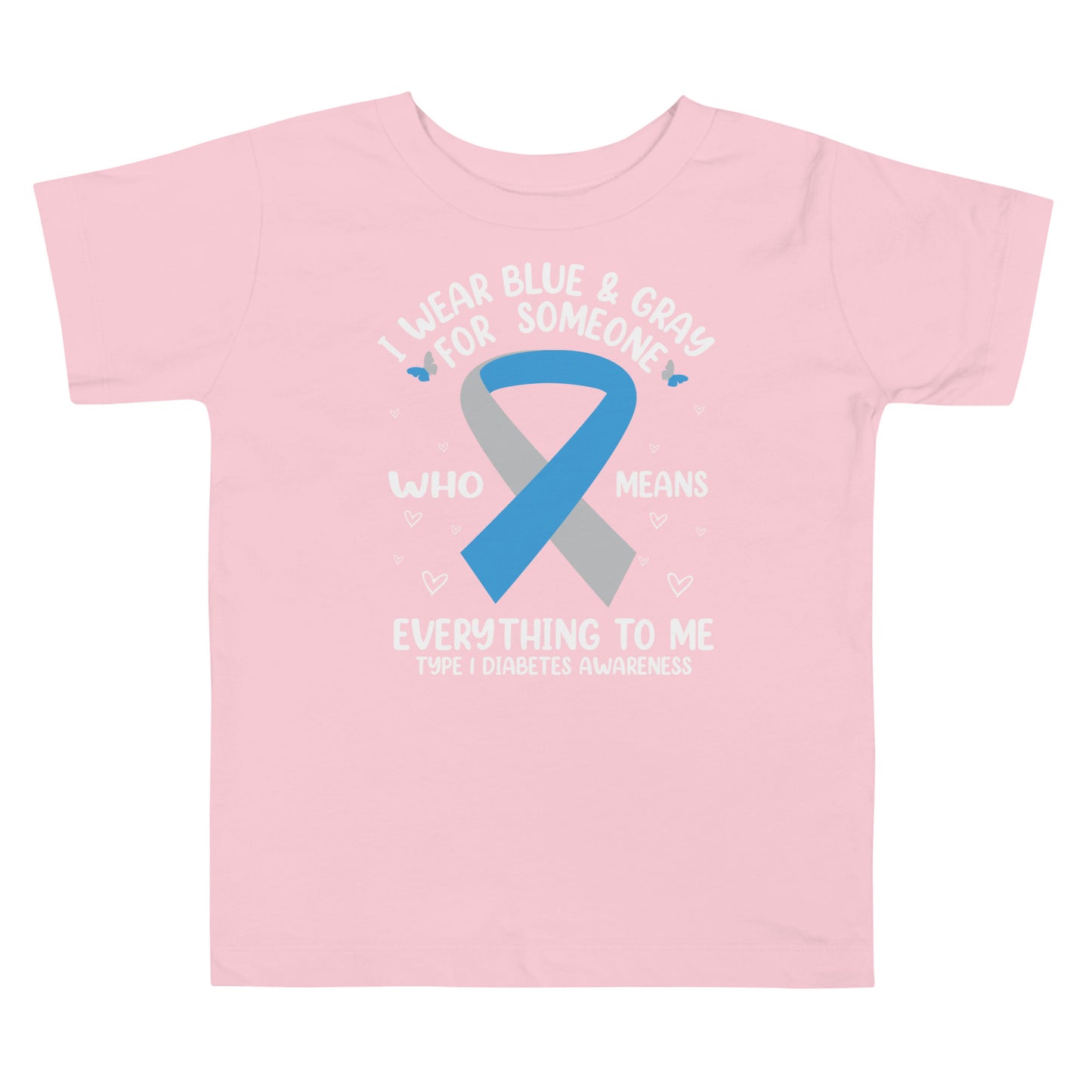 Diabetes Awareness Quality Cotton Bella Canvas Toddler T-Shirt
