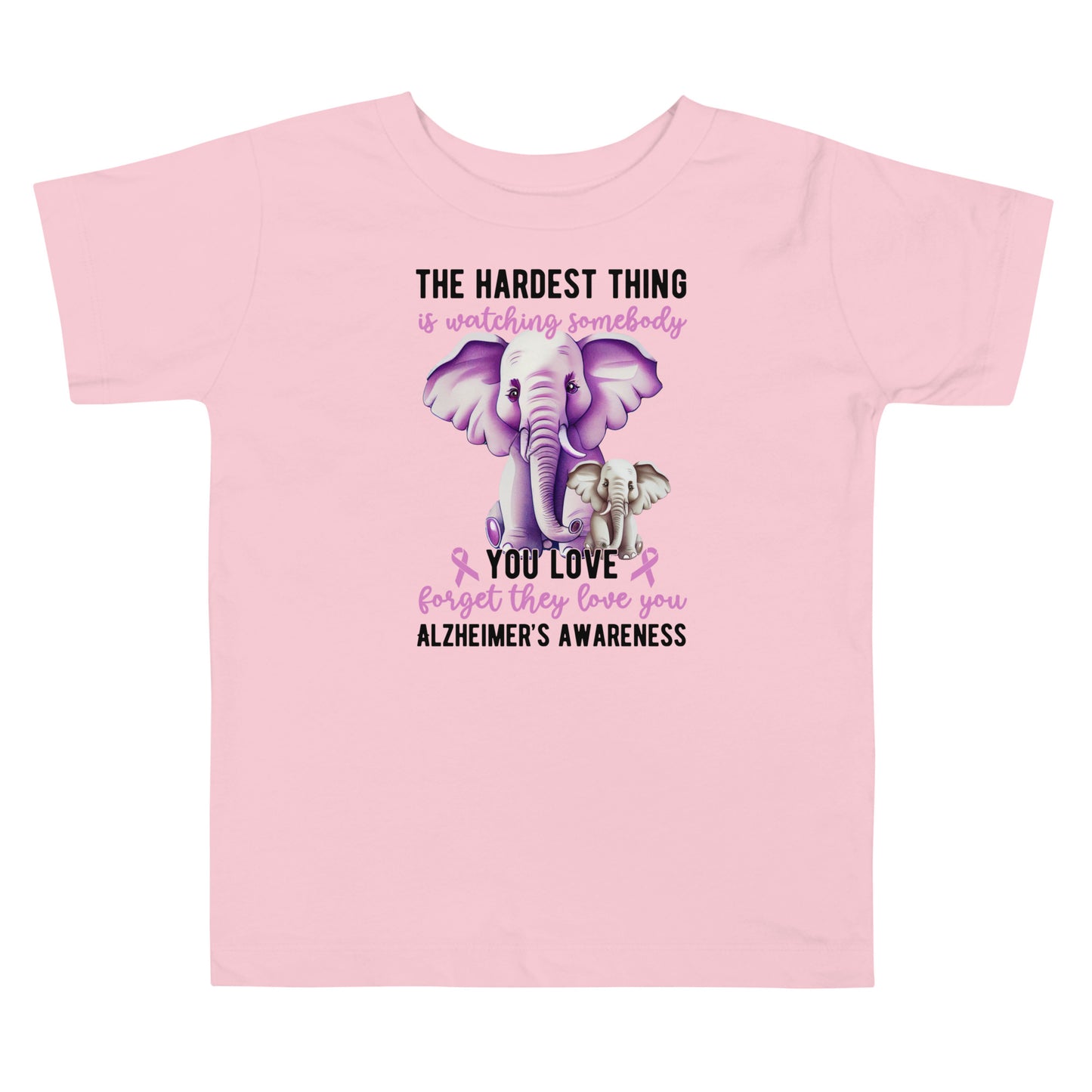 Alzheimer's Awareness Quality Cotton Bella Canvas Toddler T-Shirt