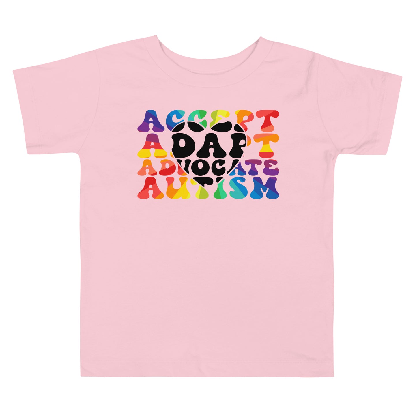 Autism Acceptance Together Quality Cotton Bella Canvas Toddler T-Shirt
