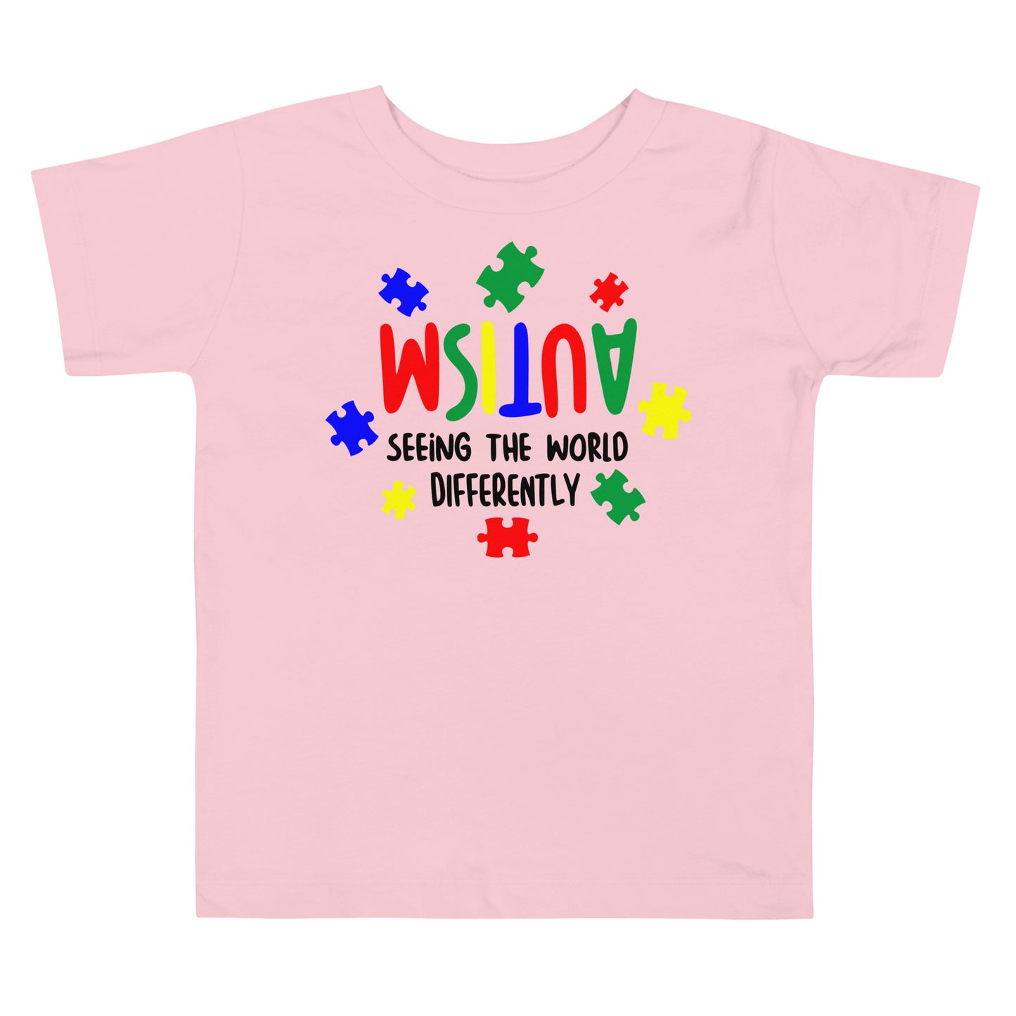 Autism Acceptance Together Quality Cotton Bella Canvas Toddler T-Shirt