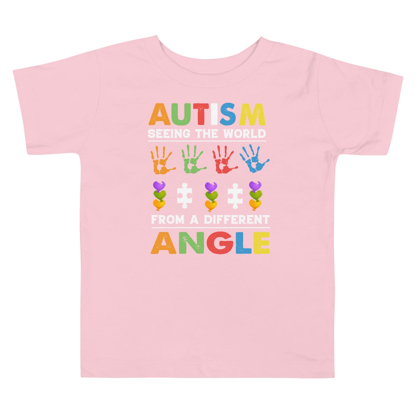 Autism Acceptance Together Quality Cotton Bella Canvas Toddler T-Shirt