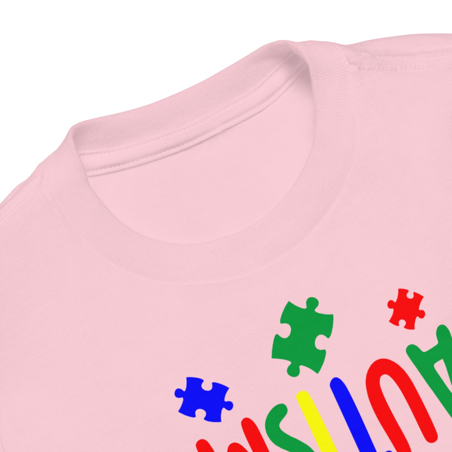 Autism Acceptance Together Quality Cotton Bella Canvas Toddler T-Shirt