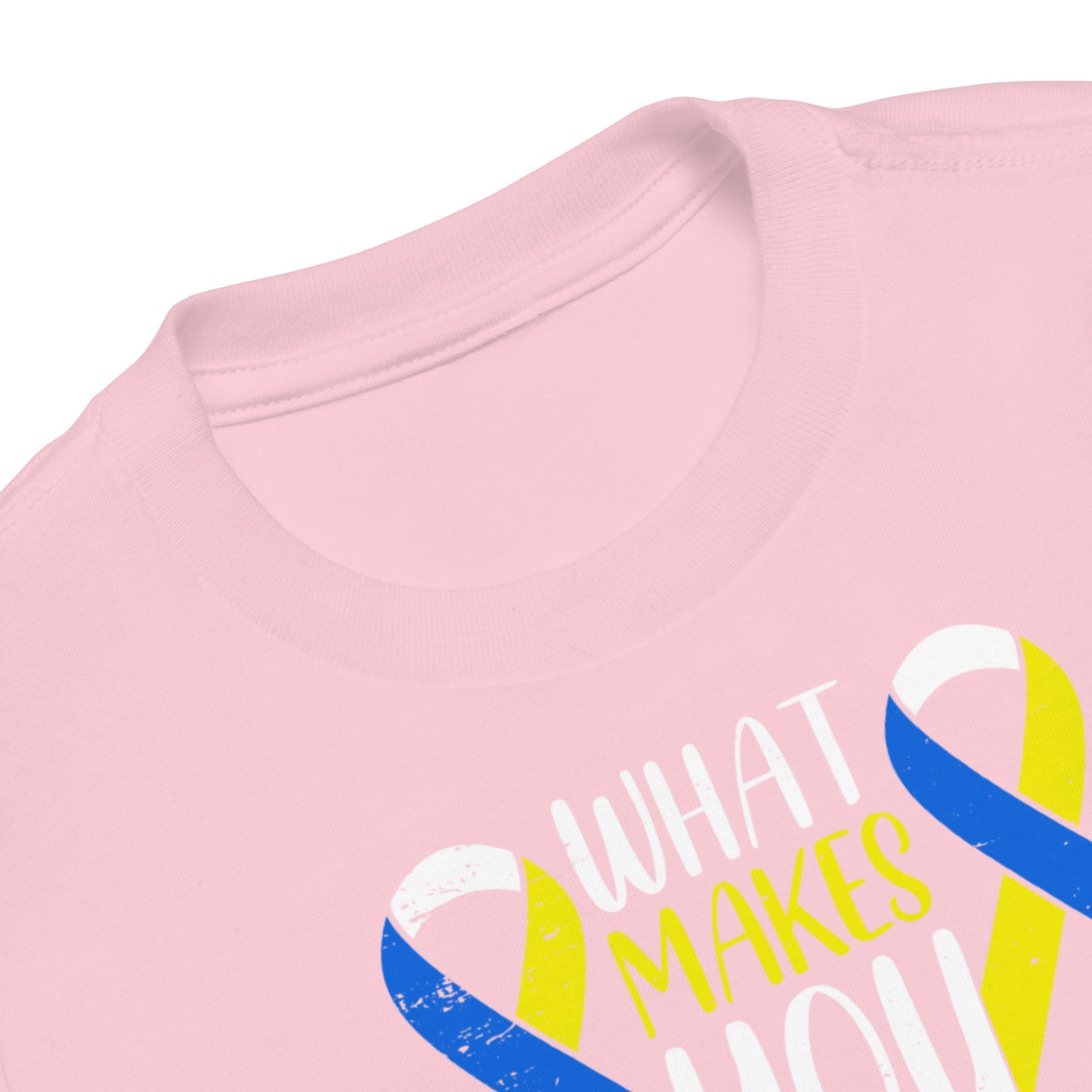 Down Syndrome Awareness Quality Cotton Bella Canvas Toddler T-Shirt