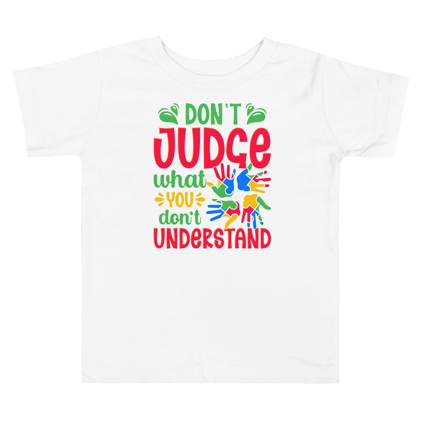Autism Acceptance Together Quality Cotton Bella Canvas Toddler T-Shirt