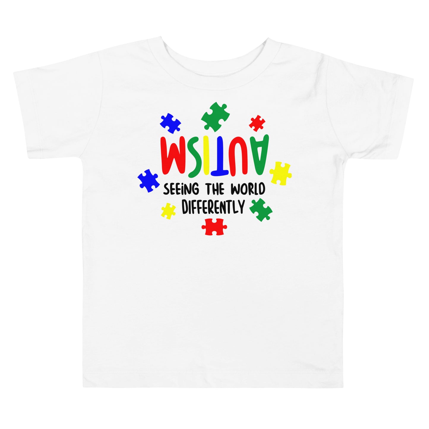 Autism Acceptance Together Quality Cotton Bella Canvas Toddler T-Shirt