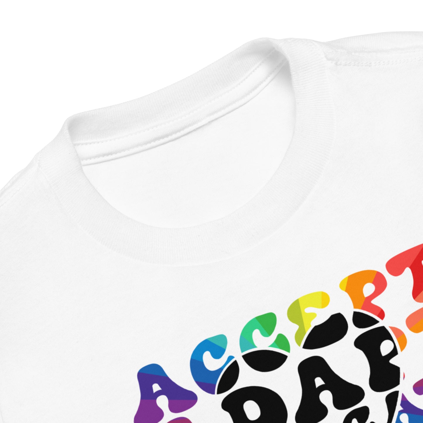 Autism Acceptance Together Quality Cotton Bella Canvas Toddler T-Shirt