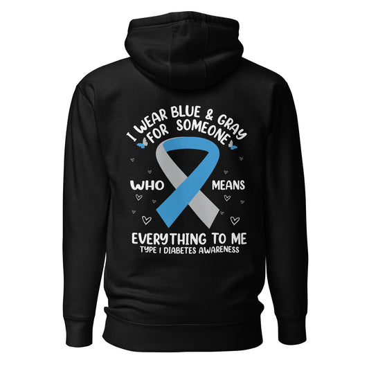 Diabetes Awareness Quality Cotton Heritage Adult Hoodie