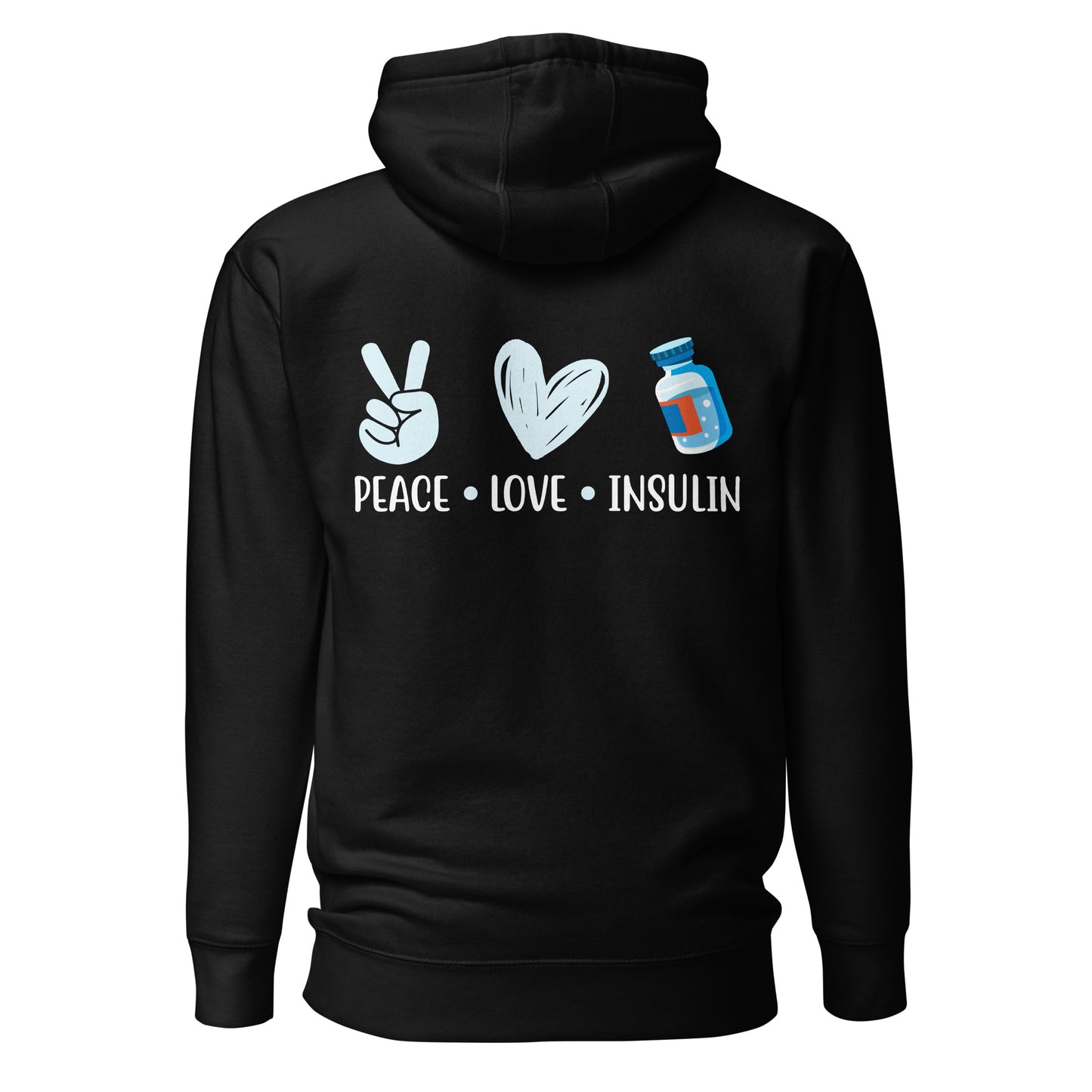 Diabetes Awareness Quality Cotton Heritage Adult Hoodie