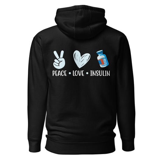 Diabetes Awareness Quality Cotton Heritage Adult Hoodie