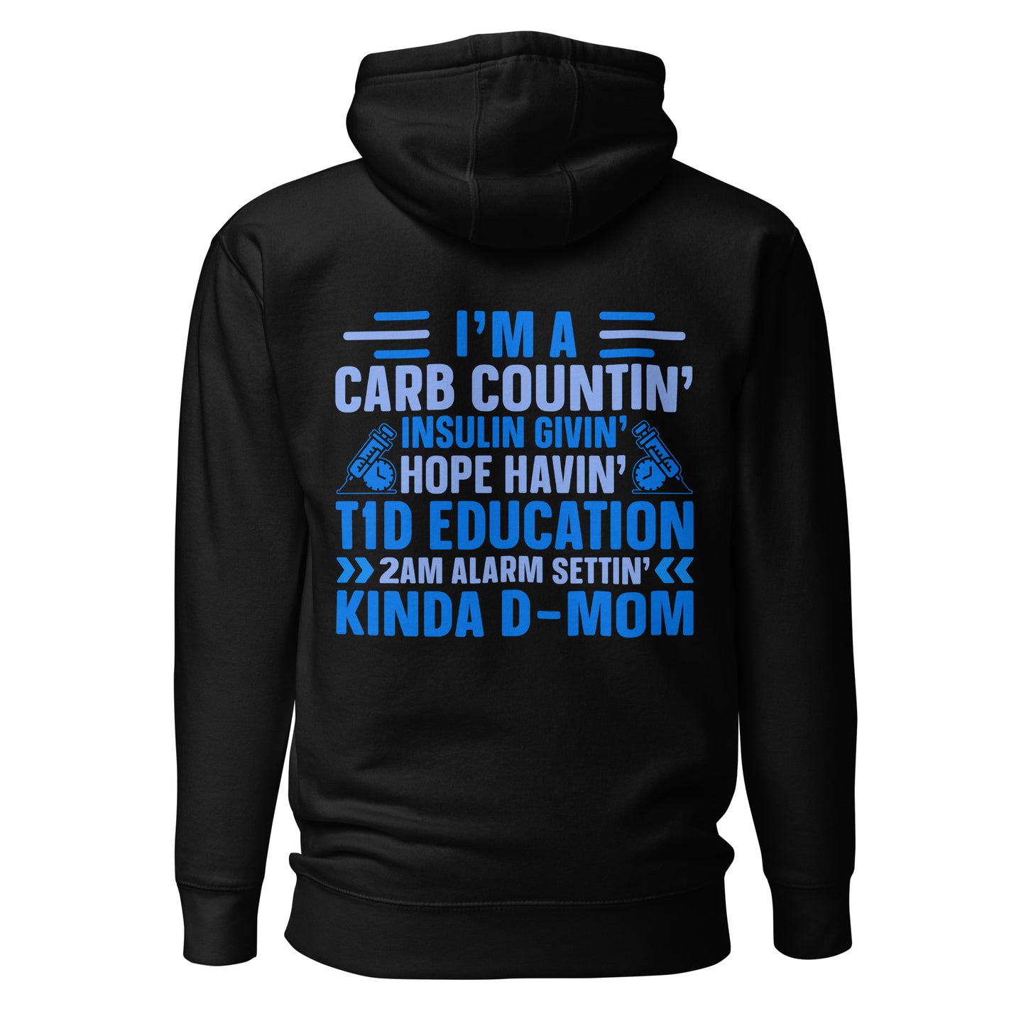 Diabetes Awareness Quality Cotton Heritage Adult Hoodie